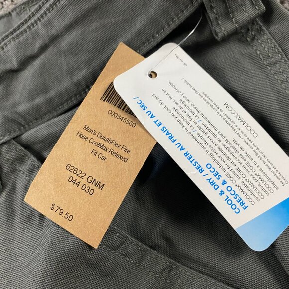 NWT Duluth Trading Co Flex Fire Hose Cargo Pants 44x30 Fits 43x28 Gunmetal Gray - Picture 6 of 14